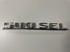 Mercedes W126 500 SEL Boot Badge - Genuine - 126 817 06 15