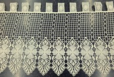Macrame Lace Cafe Net Curtain