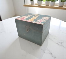 Vintage Wooden Storage Chest