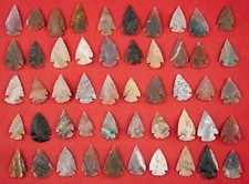 *** 50 PC Lot Flint Arrowhead
