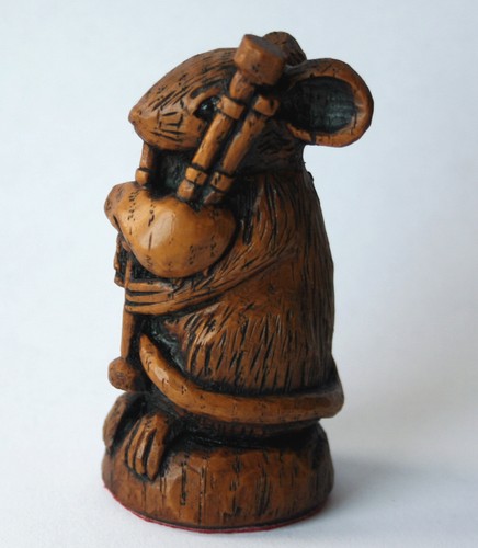 Church mouse musician bagpipes - mouse,