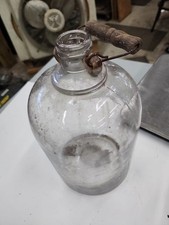 Antique Gallon Glass Bottle