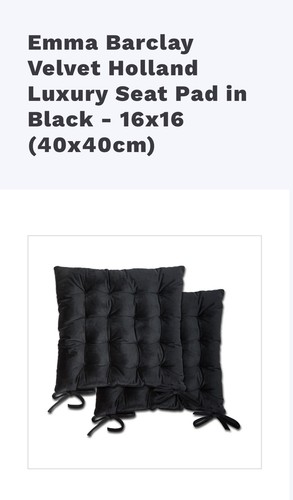 Chair cushions black - chair,
