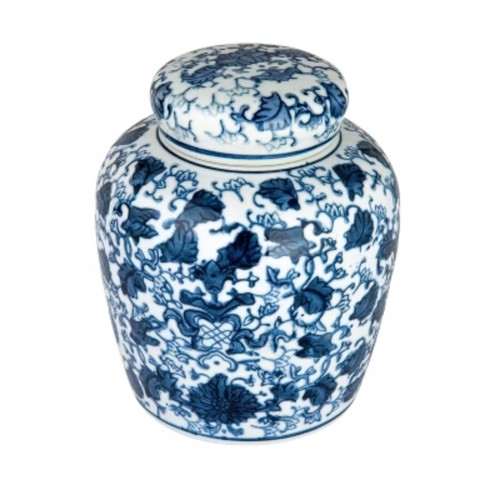 Decorative ceramic ginger jar - decorative,