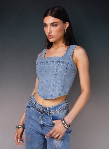 Pink vanilla womens denim - pink,