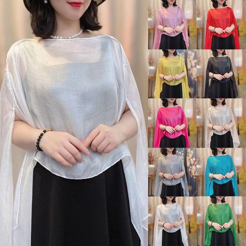 Chiffon women shawl - chiffon, long