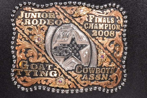 Western style trophy belt - western-style,