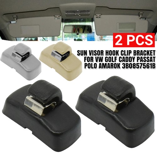 Grey sun visor hook - sun, clip