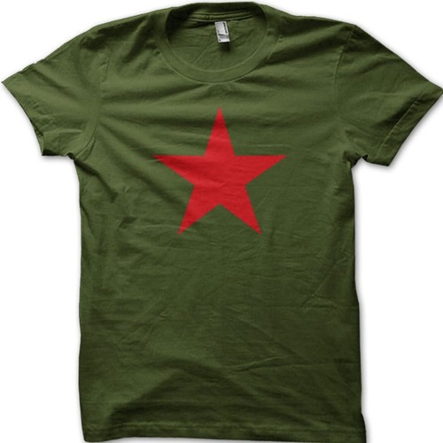 Red star soviet che - red,