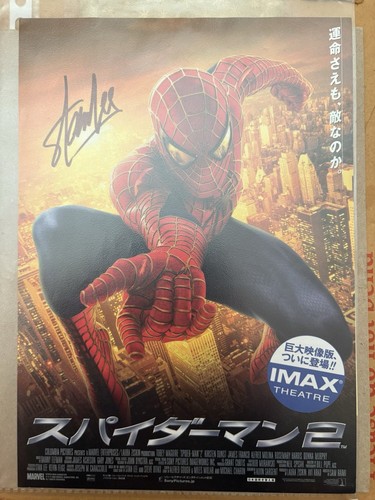 Stan lee signed spider man - lee, spider-man