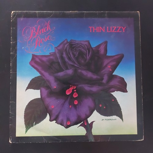 Thin lizzy black - rose,