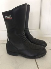 Akito Motorcycle Boots Black