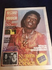 RECORD MIRROR Magazine 22 FEBRUARY 1975 Carpenters Paper Lace Commodores Alice C