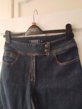 "MAINE/DEBENHAMS" LADIES DISTRESSED/ STRETCH-STRAIGHT LEG   JEANS. VGC (SIZE 10)