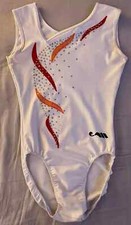 Adult Christian Moreau Professional gymnastics leotard GB32 AS  shiny glossy