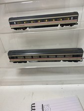 2 X  OO GAUGE HORNBY INTERCITY SWALLOW COACHES     2213