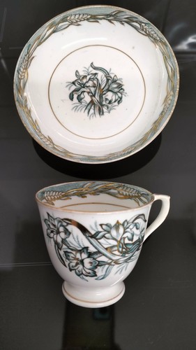 Antique english porcelain cup - antique,