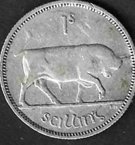 Irish silver shilling 1931 - silver,