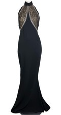 2 NWT REEM ACRA Illusion Lace Mermaid Lace Halter Gown MSRP $2995
