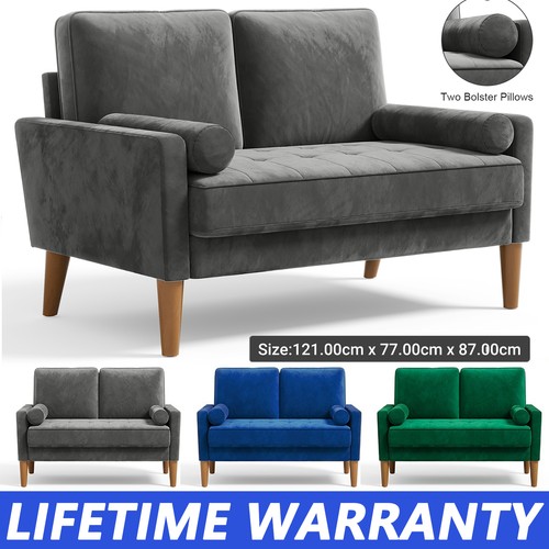 Seater velvet sofa - 2, 2