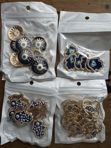 Gold blue evil - &,
