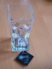 Nobile Glassware Bees & Ladybird 20cm Twist Glass Vase 2200-21