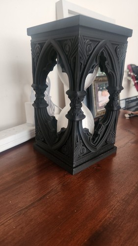 Gothic hour glass table light - hour,