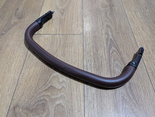 Brown leather bumper - bumper, bar