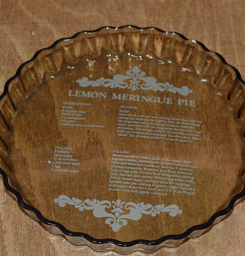 Lemon meringue pie dish smoked - meringue,