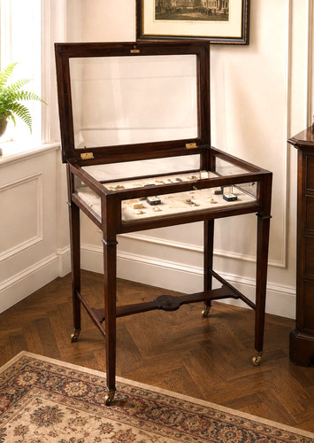 Antique mahogany bijouterie - antique,