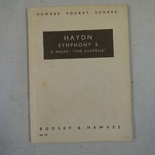 mini pocket score HAYDN suprise symphony 6 G major