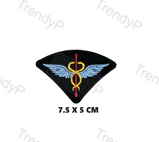 RAF Flight Medical Officer Military Army Embroidered Badge Iron Sew On Jean 1482