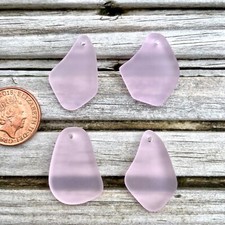 4 Pieces Cultured Sea Glass
