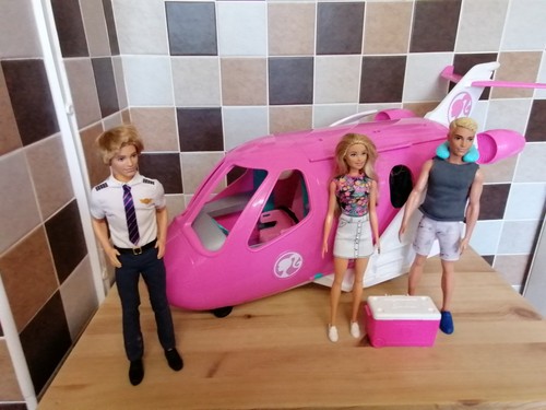 Barbie pink aeroplane - barbie, jet