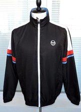Sergio Tacchini Cryo Men`s Vintage Colourblock Full Zip Track Jacket Size XL