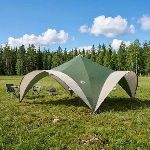 Party tent green 400x400x320cm - party,