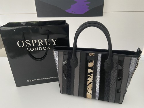Leather osprey handbag - osprey,