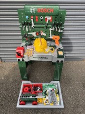 Bosch Toy Work Bench Set With Lots Of Extra Tools