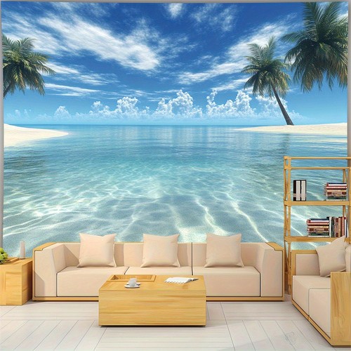 Large tropical beach - 3d,