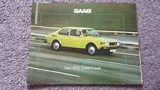 SAAB 99 GL COMBI COUPE SALES BROCHURE 1975