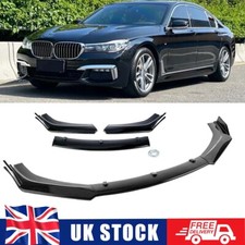 Front Bumper Lip Spoiler Spliter Gloss Black For BMW 7 Series M F01 F02 F03 F04.