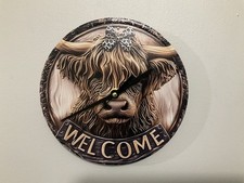NOVELTY METAL SIGN HIGHLAND