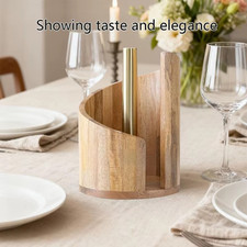 Wooden Paper Towel Holder
