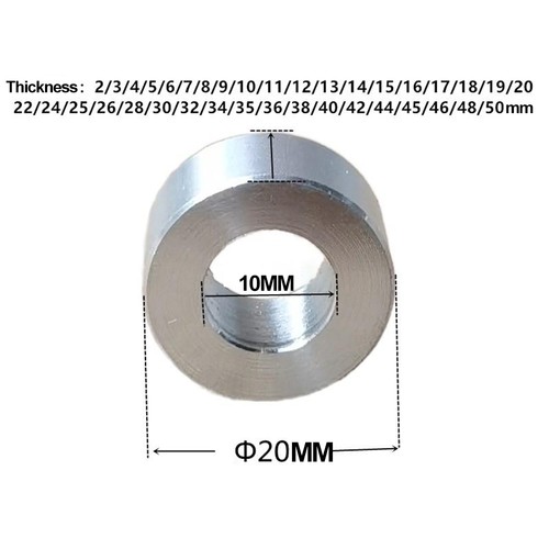 Aluminium standoff spacers - aluminium,