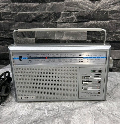 Vintage fidelity retro radio - fidelity,