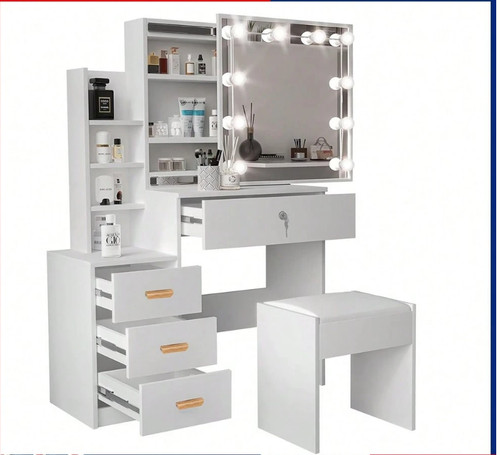 Dressing table with drawers - table,