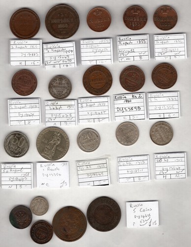 Russia 20 coins - russia.,