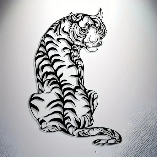 Metal animal wall art - metal,