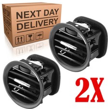 2X For Vauxhall Adam Corsa D Black Dash Heater Air Vent Outer or Centre 13417363