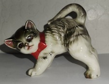 Vintage Ceramic Tabby Cat
